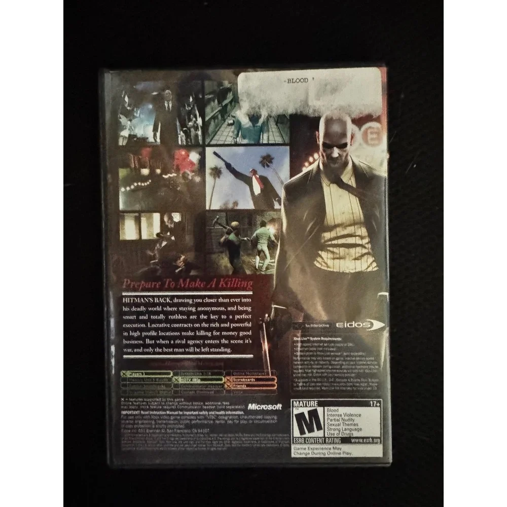 Hitman Blood Money Xbox Live CIB
